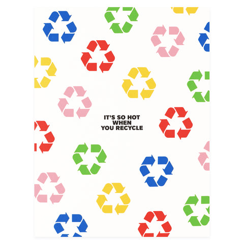 paper&stuff Recycle Love Greeting Card 
