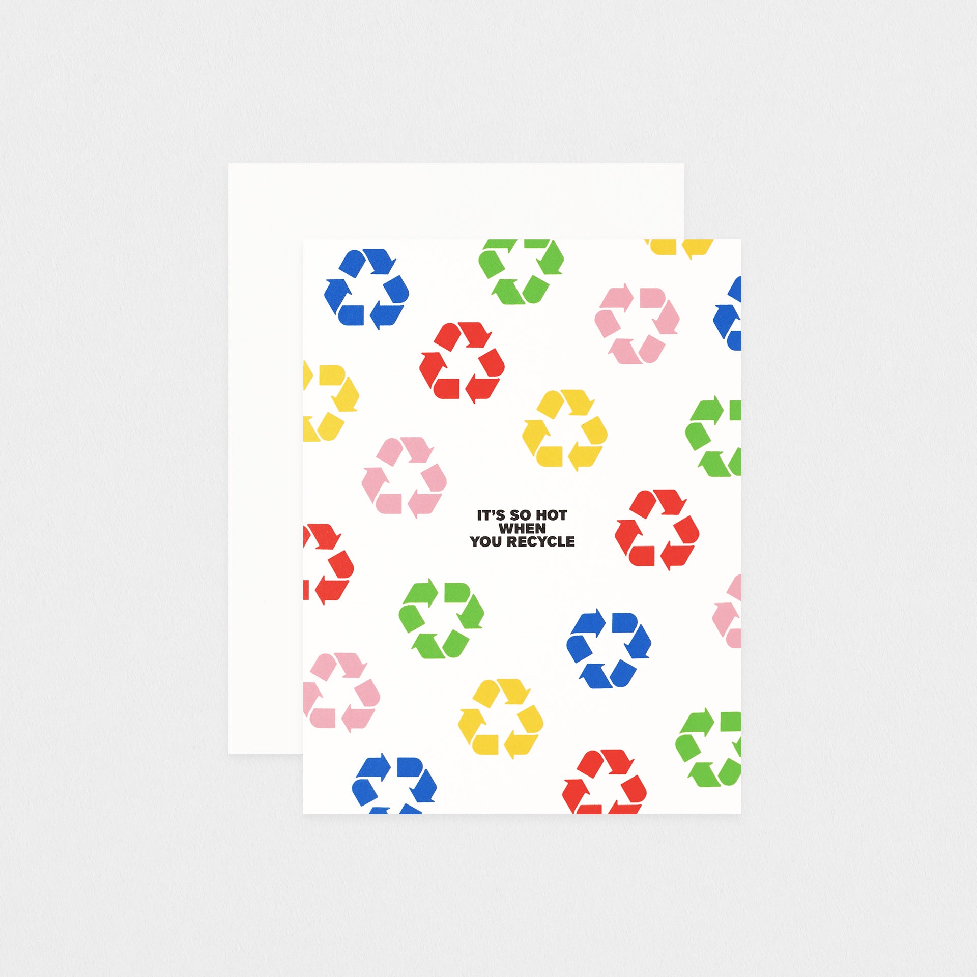 paper&stuff Recycle Love Greeting Card 
