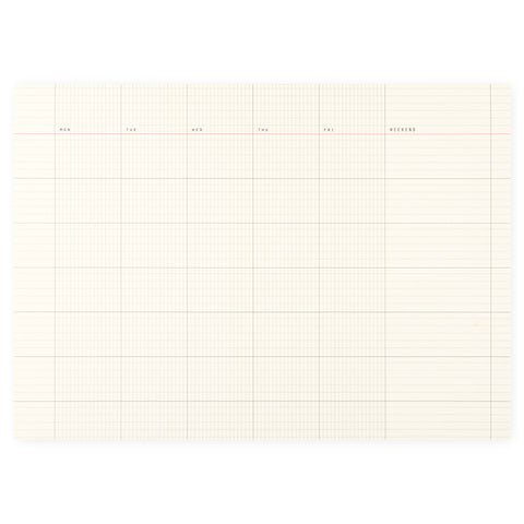 Paperways Desk Notepad Monthly 01 A4 