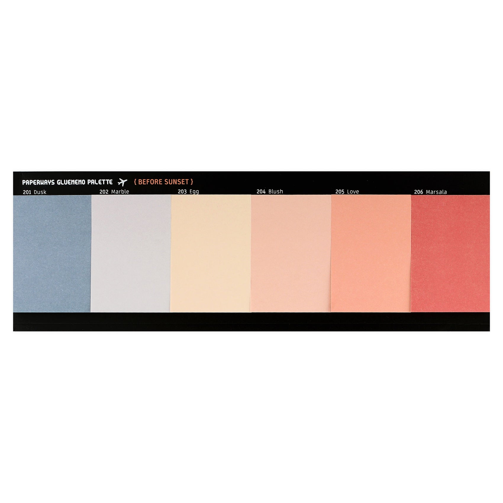 Paperways Gluememo Palette Sticky Notes Before Sunset