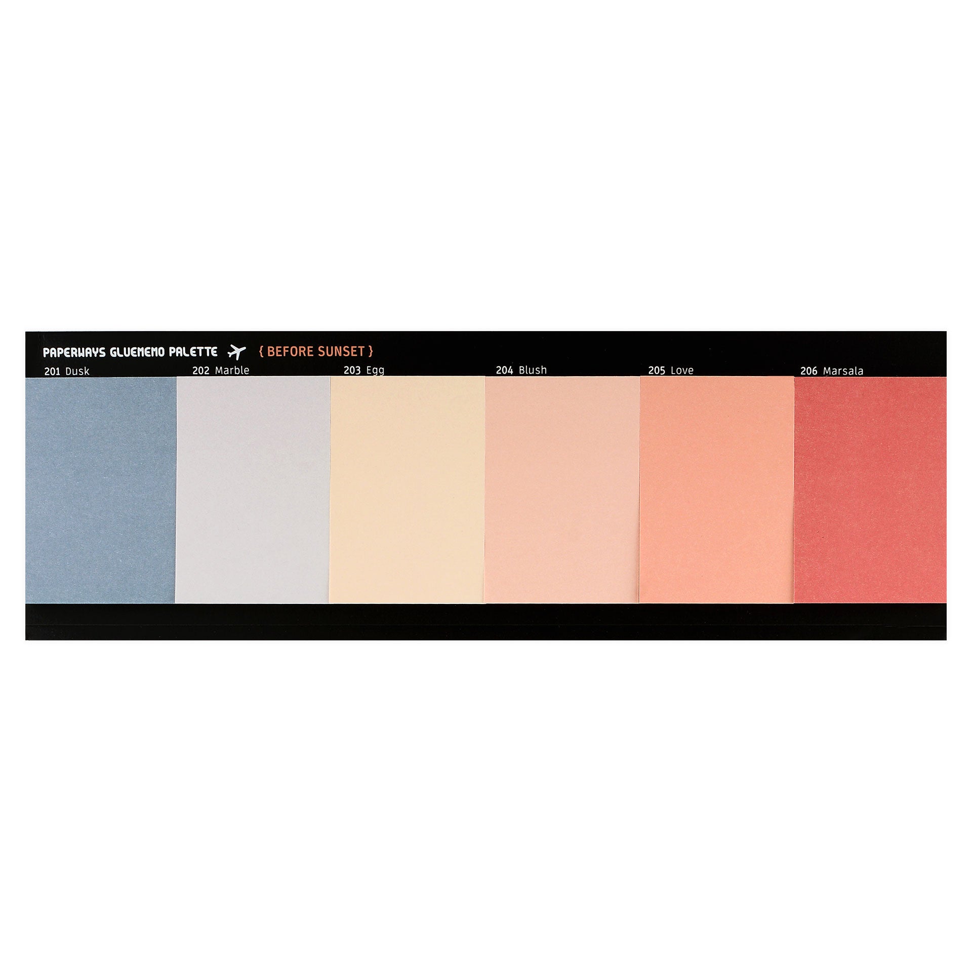Paperways Paperways Gluememo Palette Sticky Notes Before Sunset 