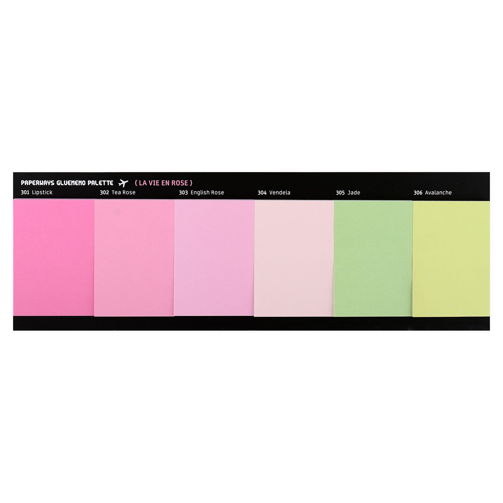 Paperways Paperways Gluememo Palette Sticky Notes La Vie En Rose 