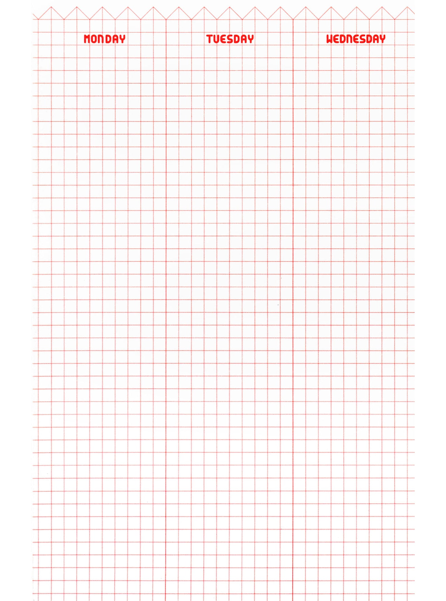 Paperways Desk Notepad Red Velvet A4 