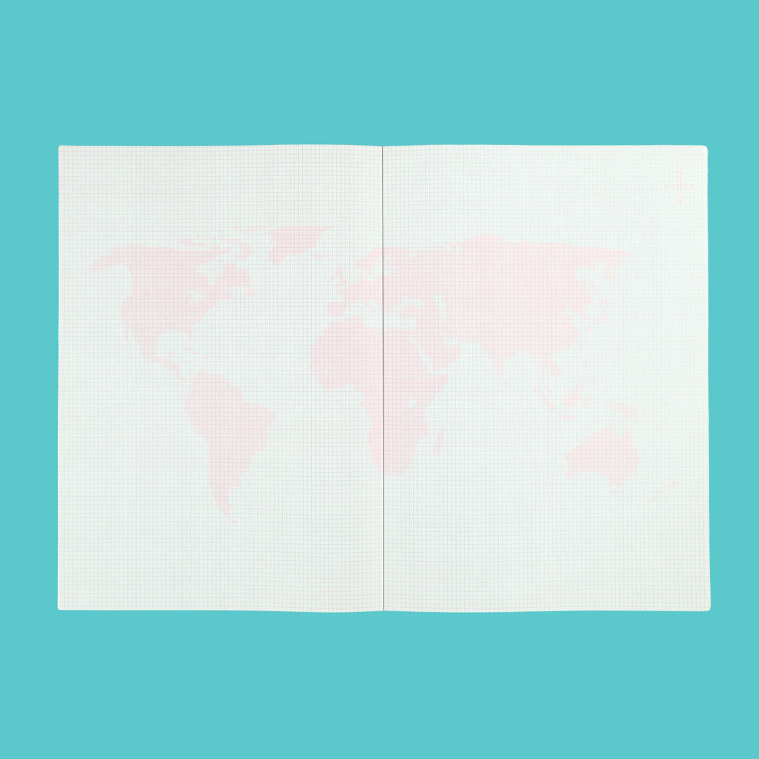 Paperways Large Notebook Small World Grid 
