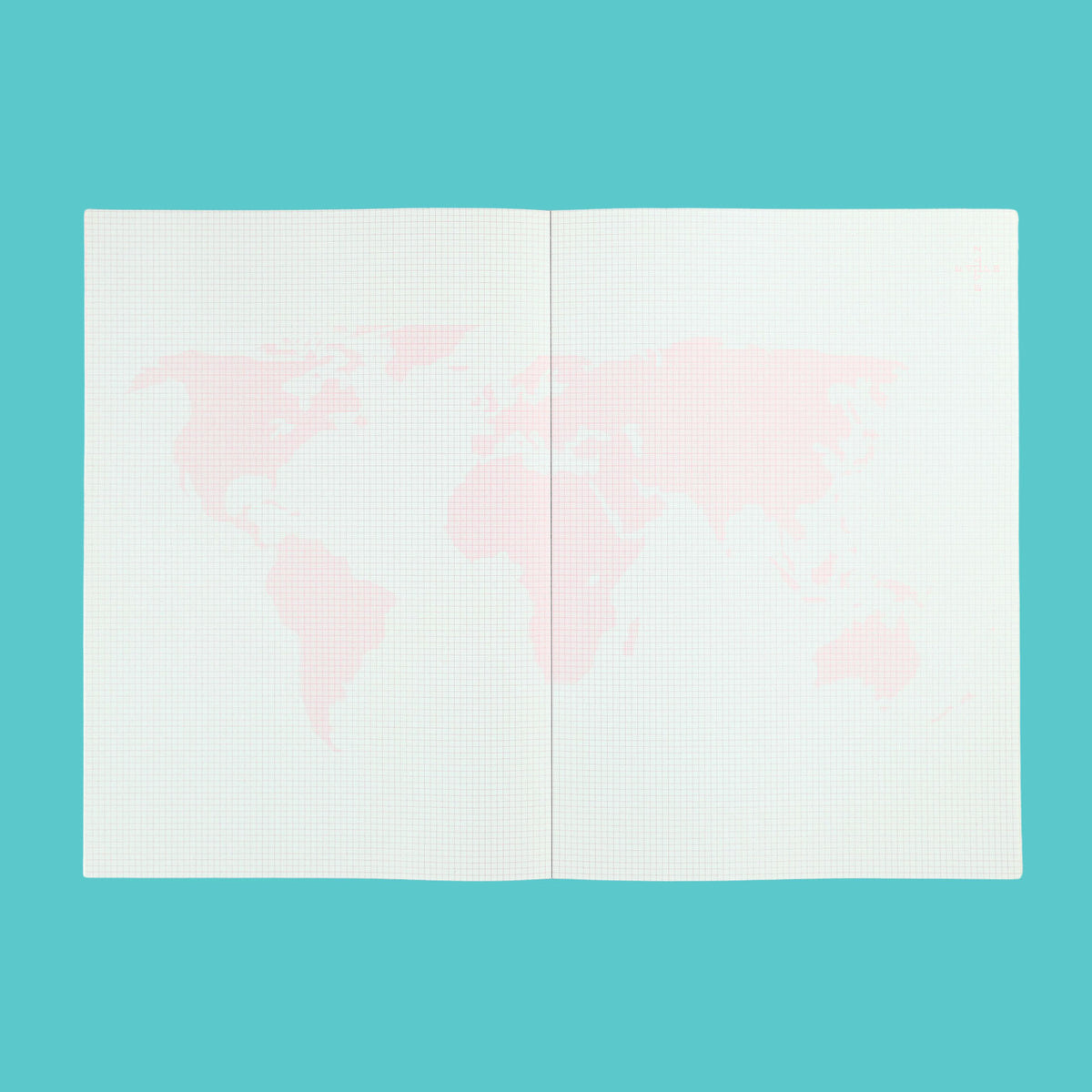 Paperways Large Notebook Small World Grid 