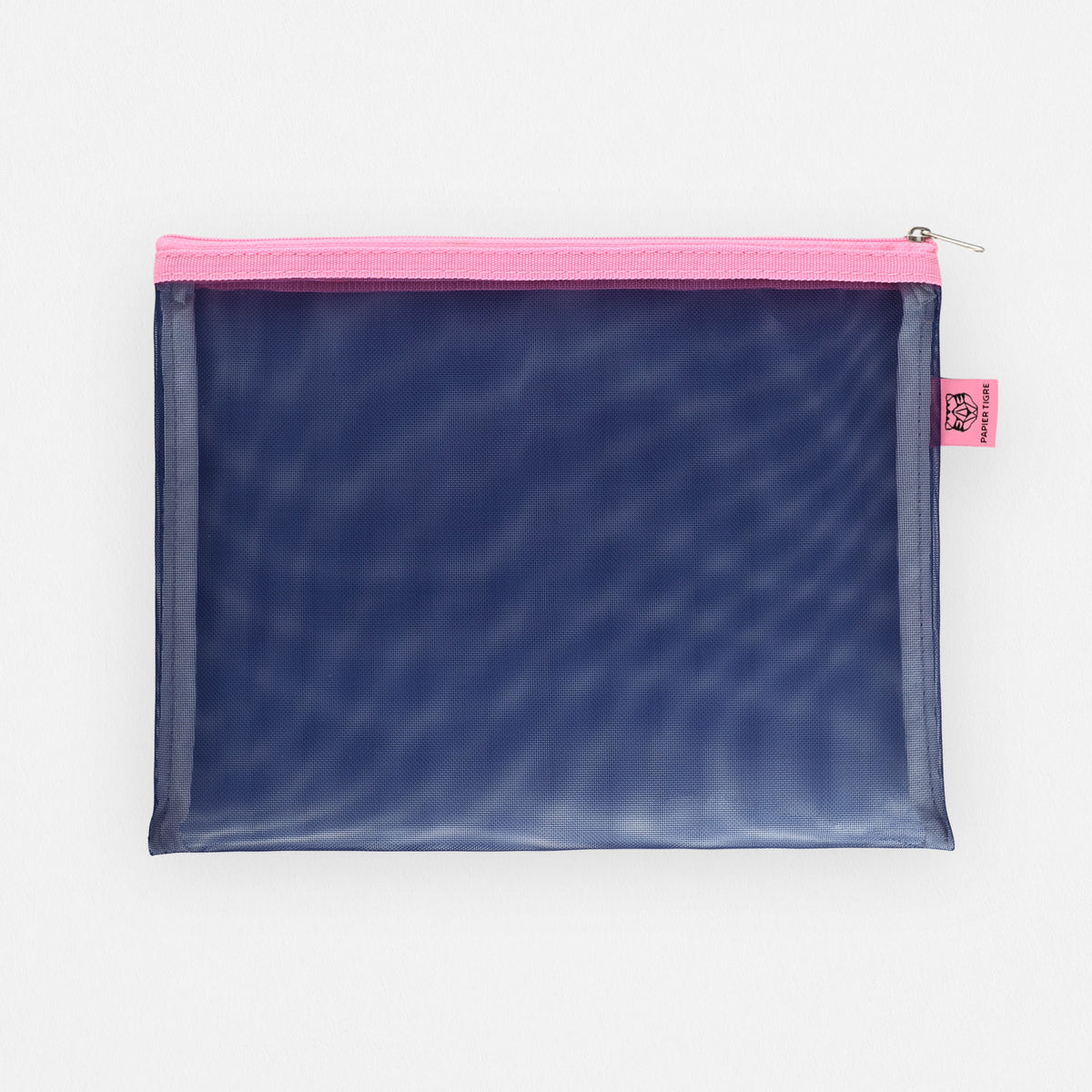 Papier Tigre Medium Mesh Pouch Indigo 