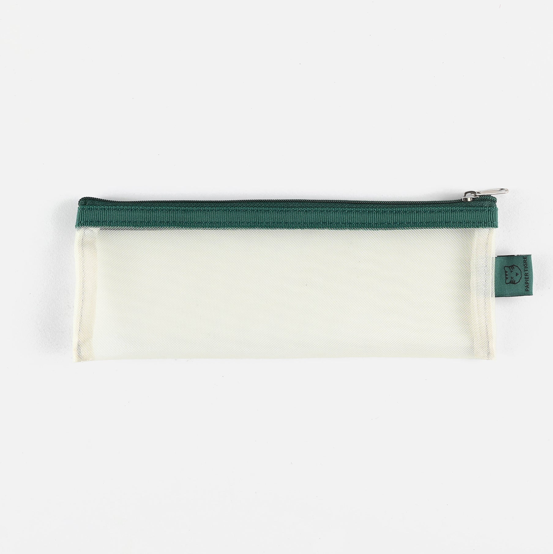 Papier Tigre Mesh Pencil Case Cream 