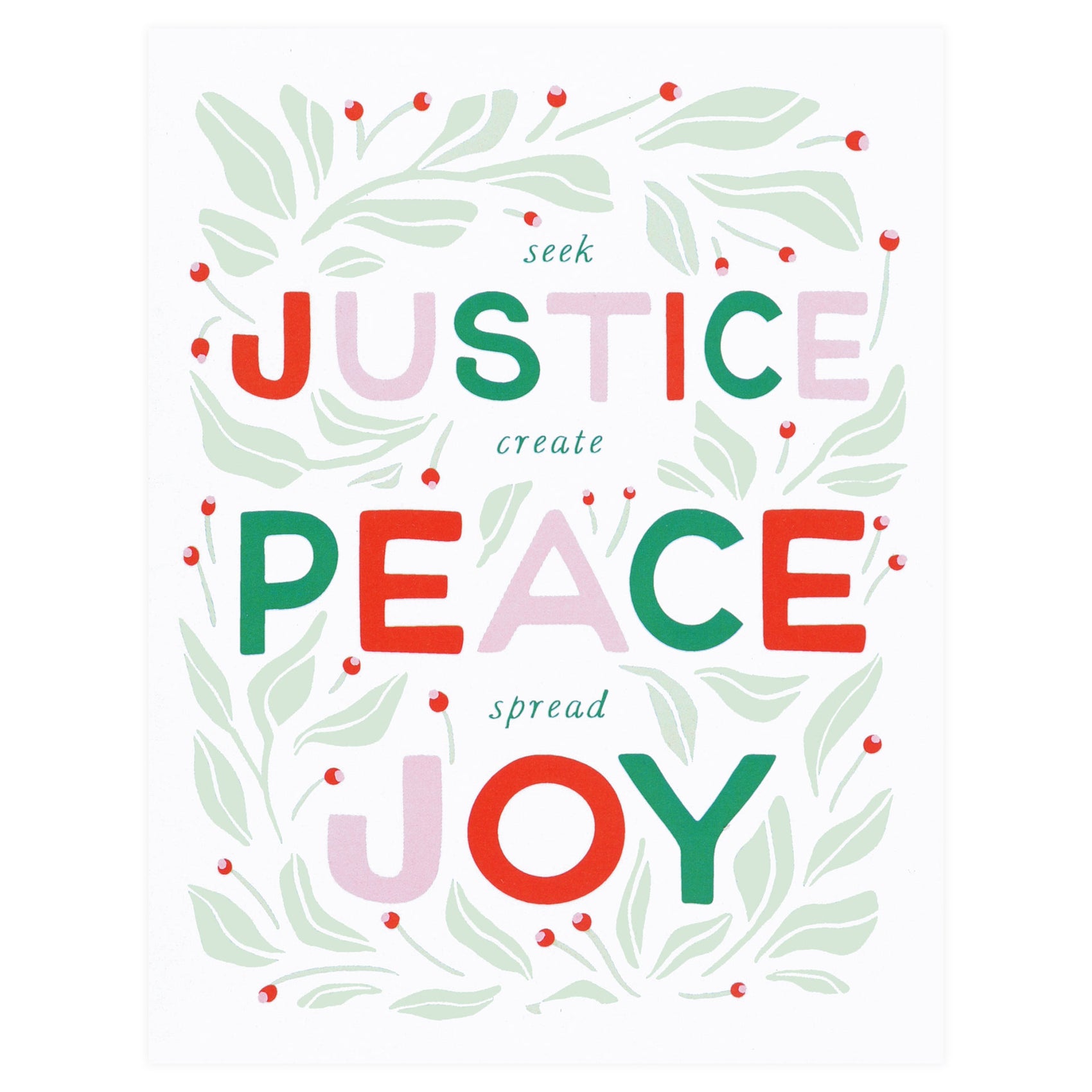 Justice Christmas Cards Boxed or Single