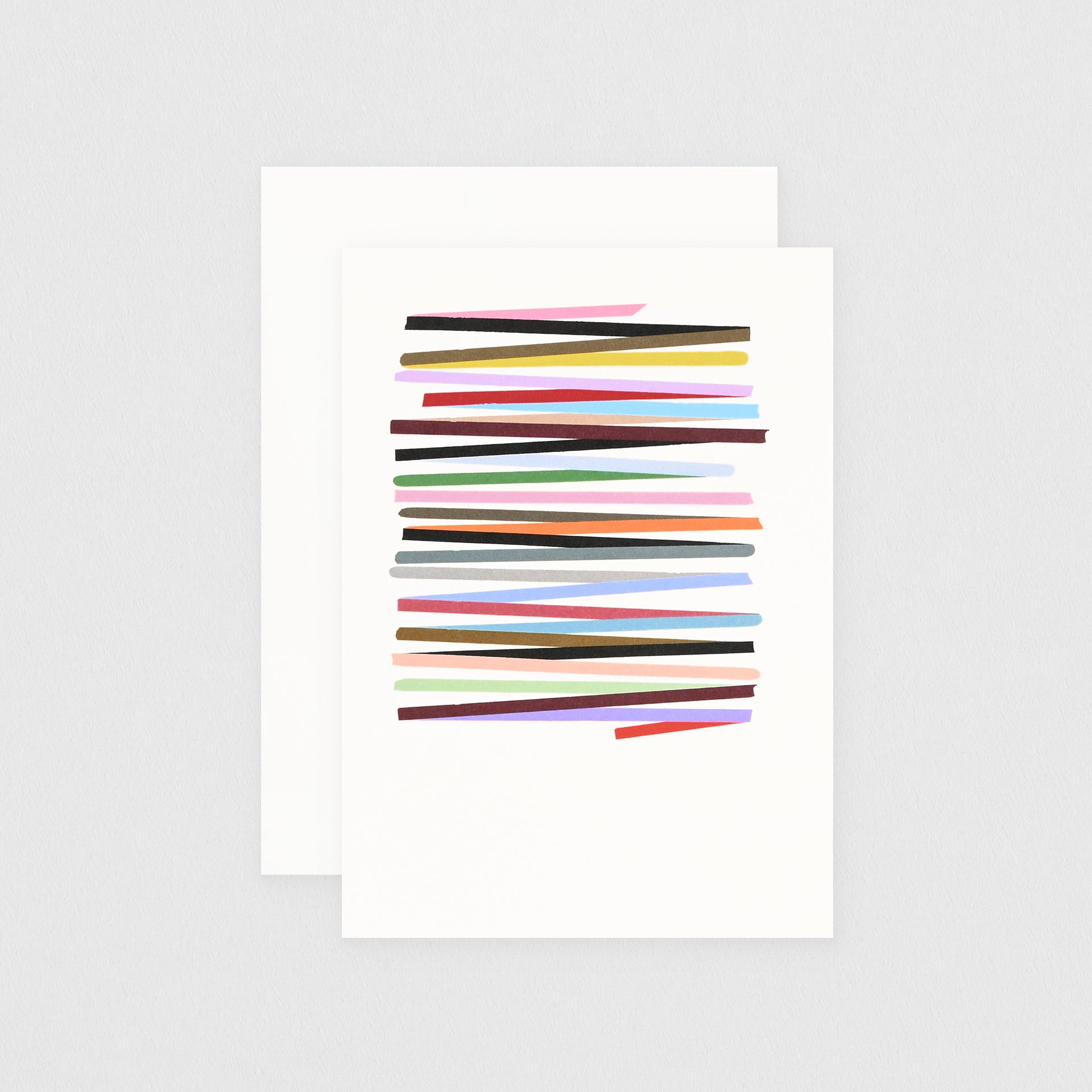Pavilion Mondo Zigzag Greeting Card 