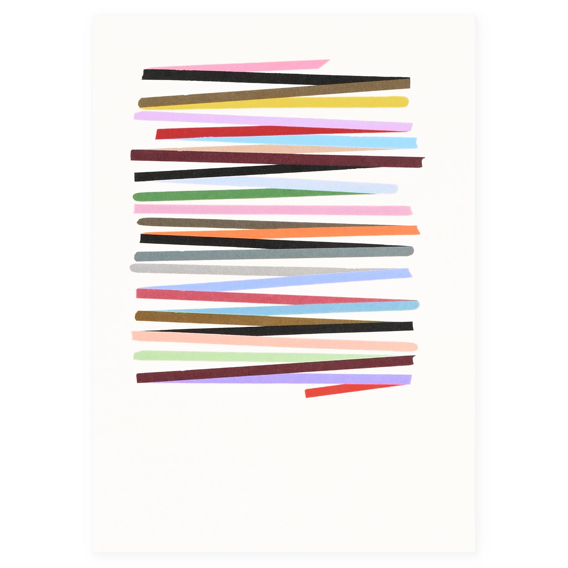 Pavilion Mondo Zigzag Greeting Card 