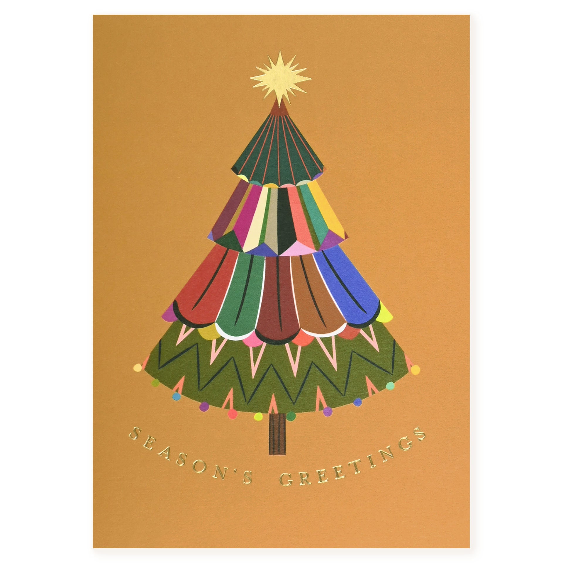 Pavilion Objet Christmas Season's Greetings Holiday Card 