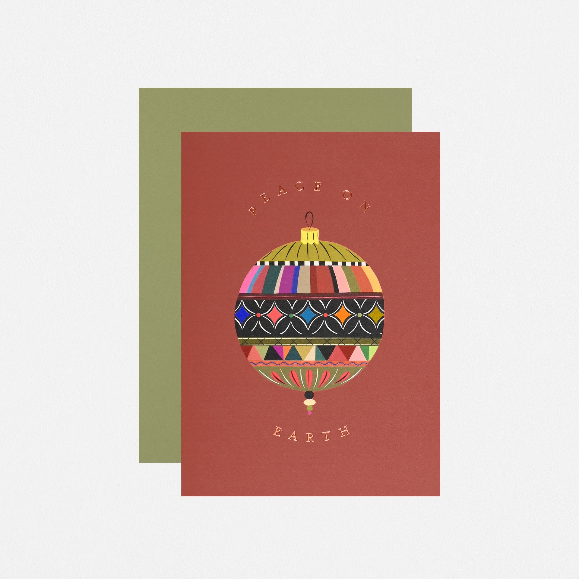 Pavilion Objet Peace On Earth Holiday Card 
