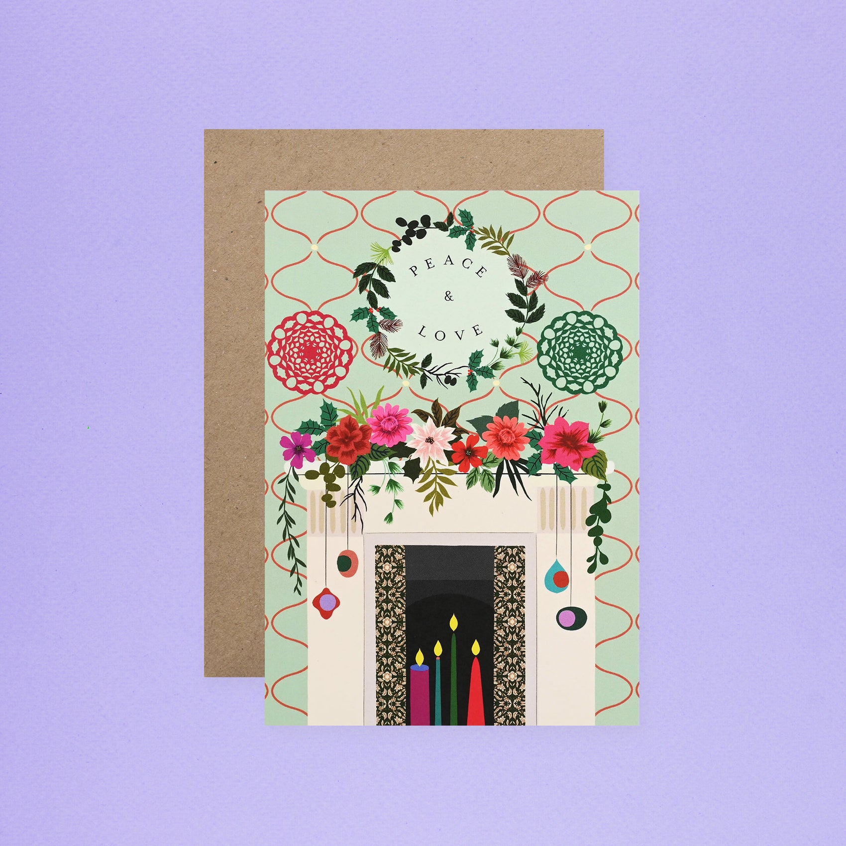 Pavilion Peace And Love Holiday Card 