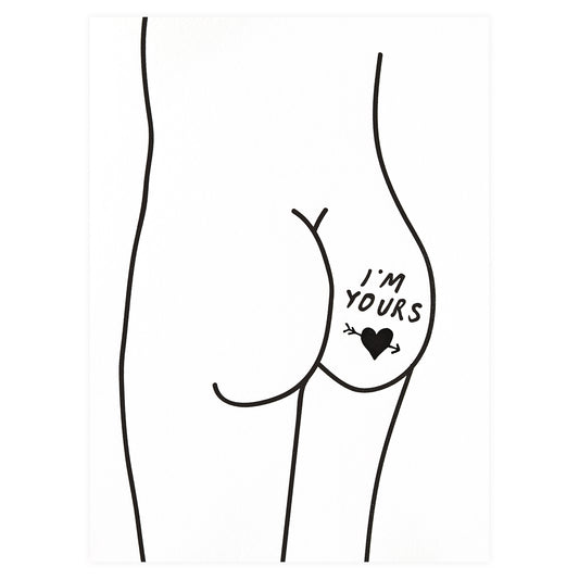 Poem Press Booty Greeting Card 
