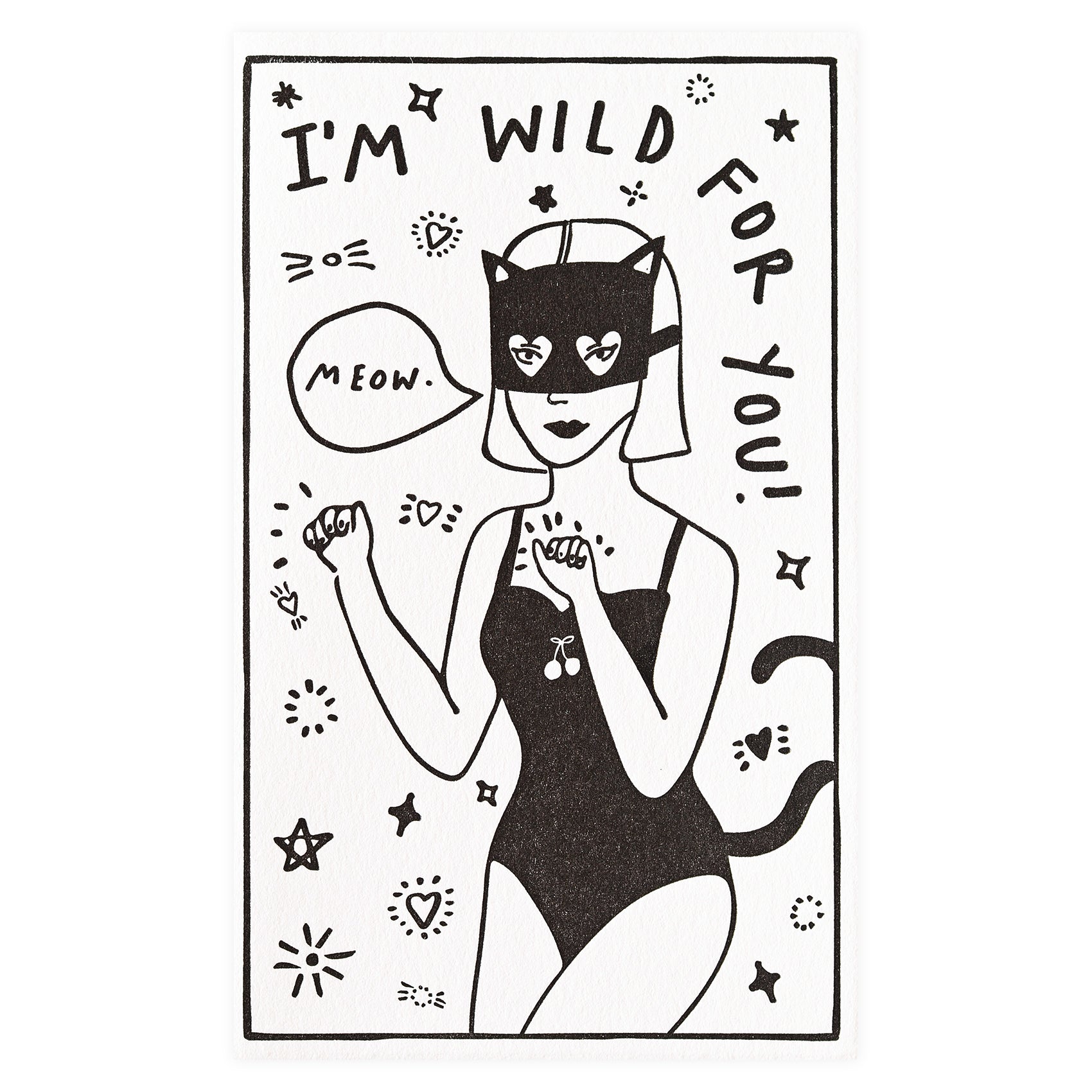 Poem Press Wild For You Greeting Card 