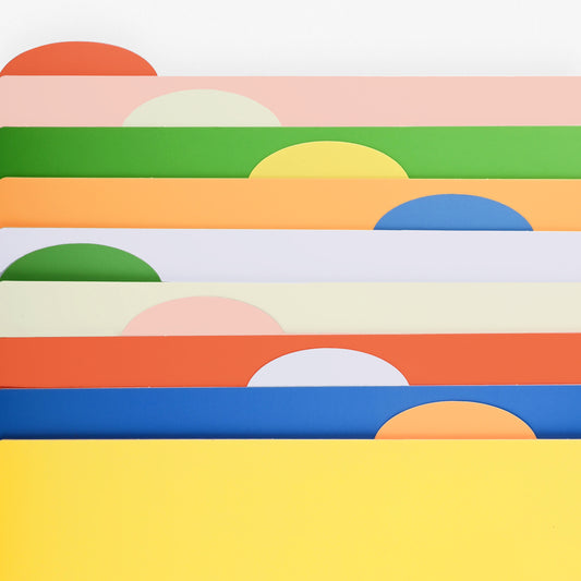 Poketo Colorblock File Folders | Set of 8 