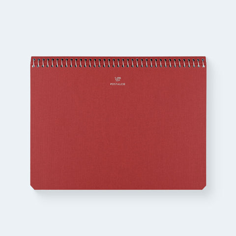 Postalco Signal Red Notebook Pingraph A5 