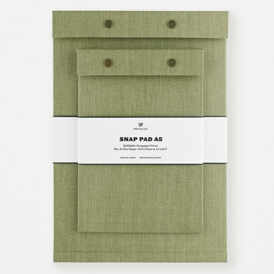 Postalco Postalco Snap Pad HW Light Green | A5 or A4 