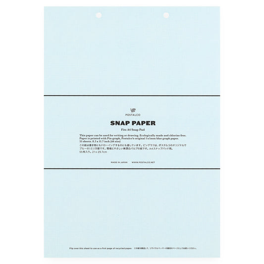 Postalco Postalco Snap Pad Pingraph Paper Refills | A5 or A4 A4 pingraph refill