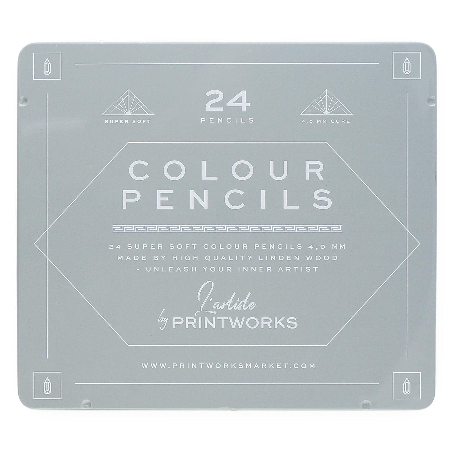 Printworks Printworks Color Pencils Set Of 24 