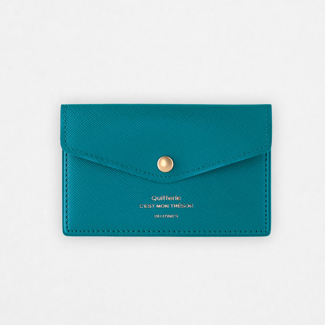 Delfonics Quitterie Card Case Turquoise 