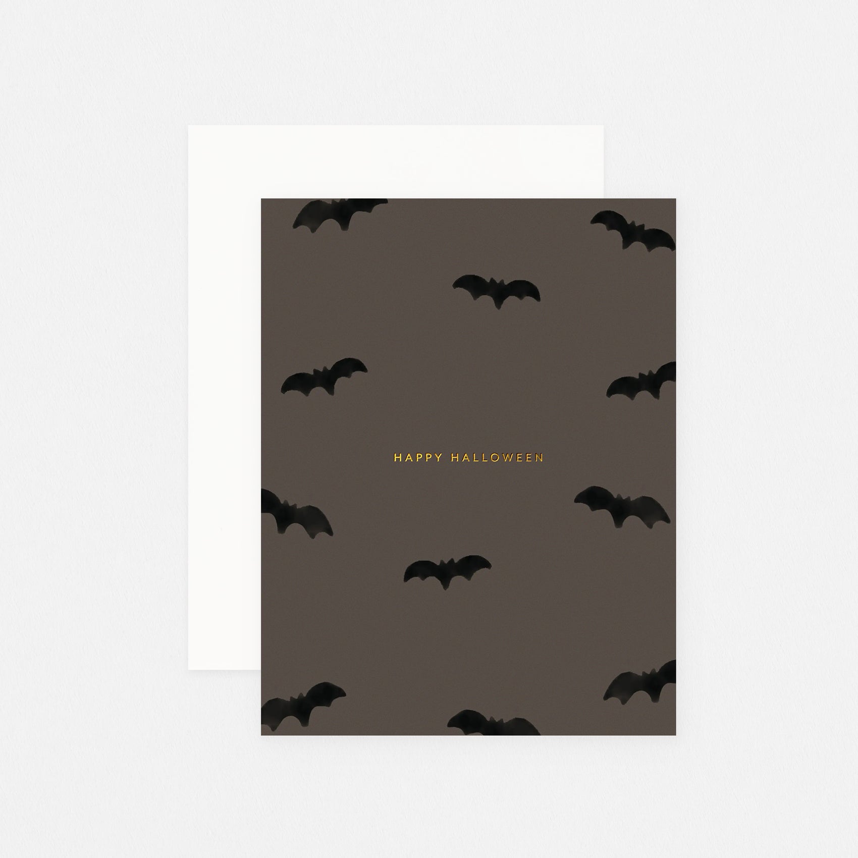 Halloween Bat Greeting Card