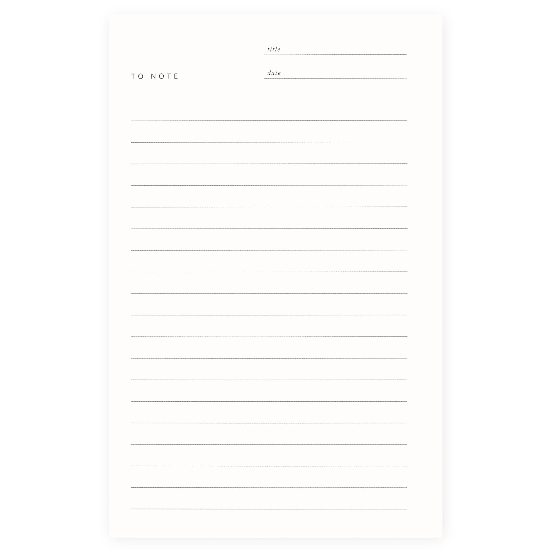 Ramona & Ruth To Note Notepad 