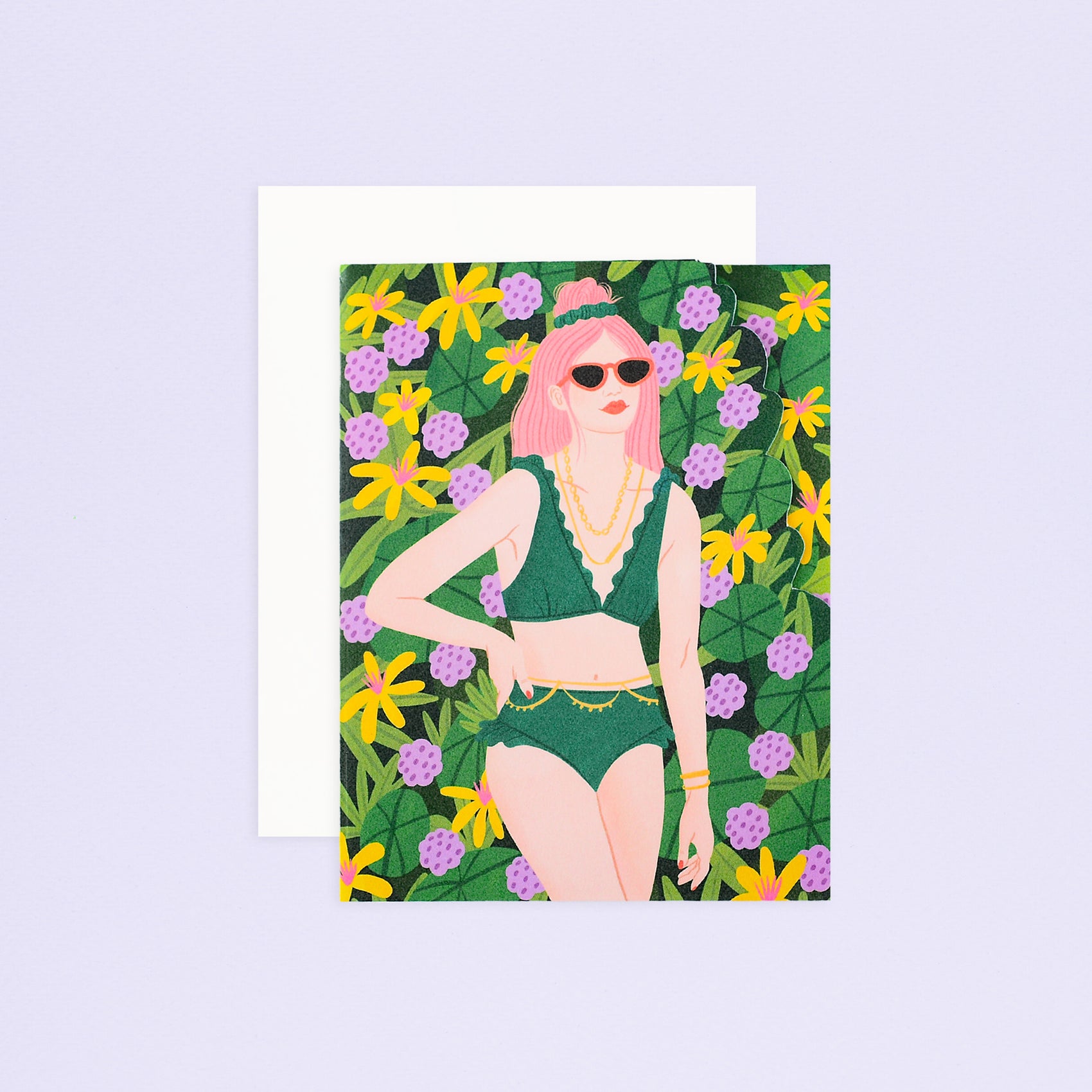 Red Cap Cards Beautiful You French Fold Birthday Card 