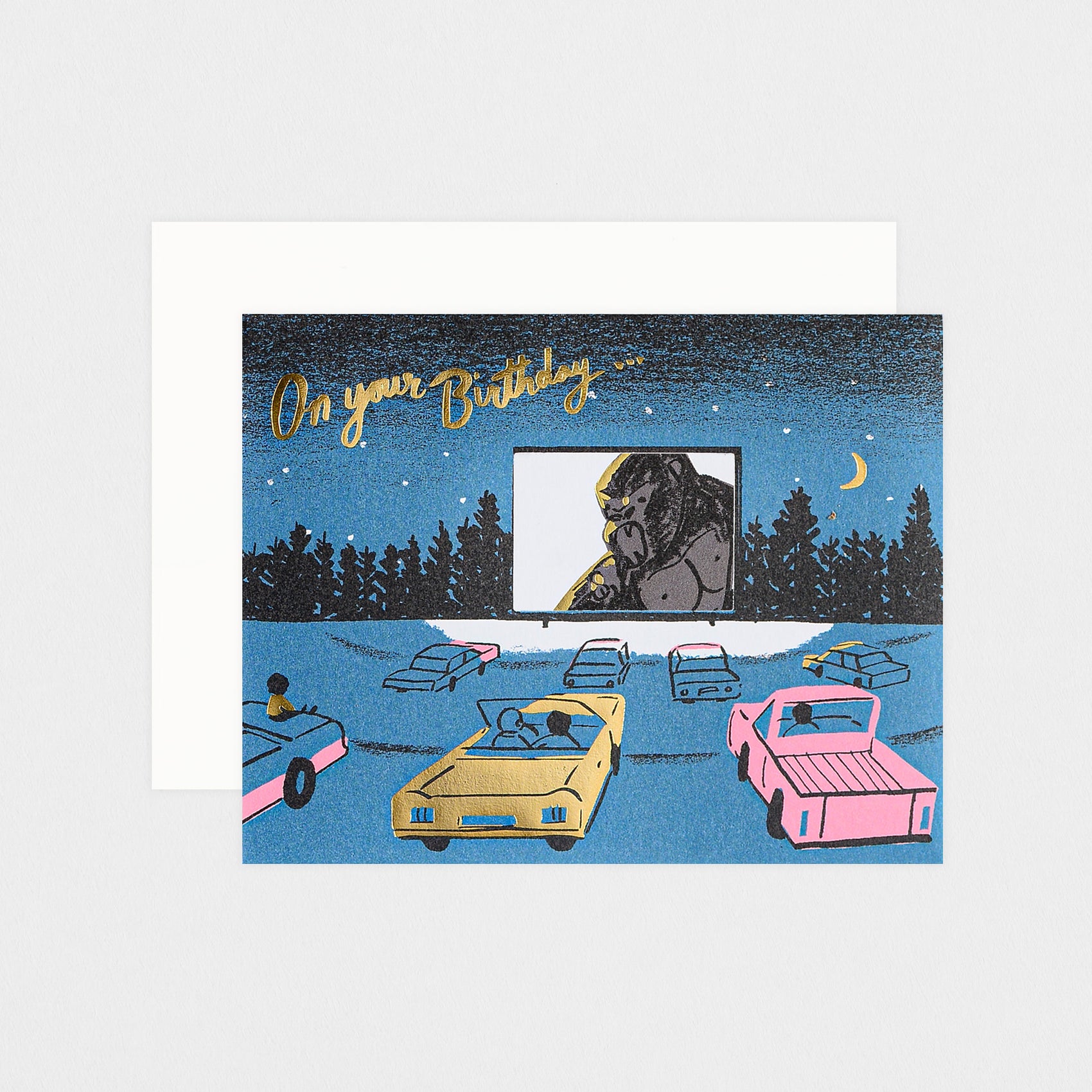 Red Cap Cards King Kong Birthday Card 