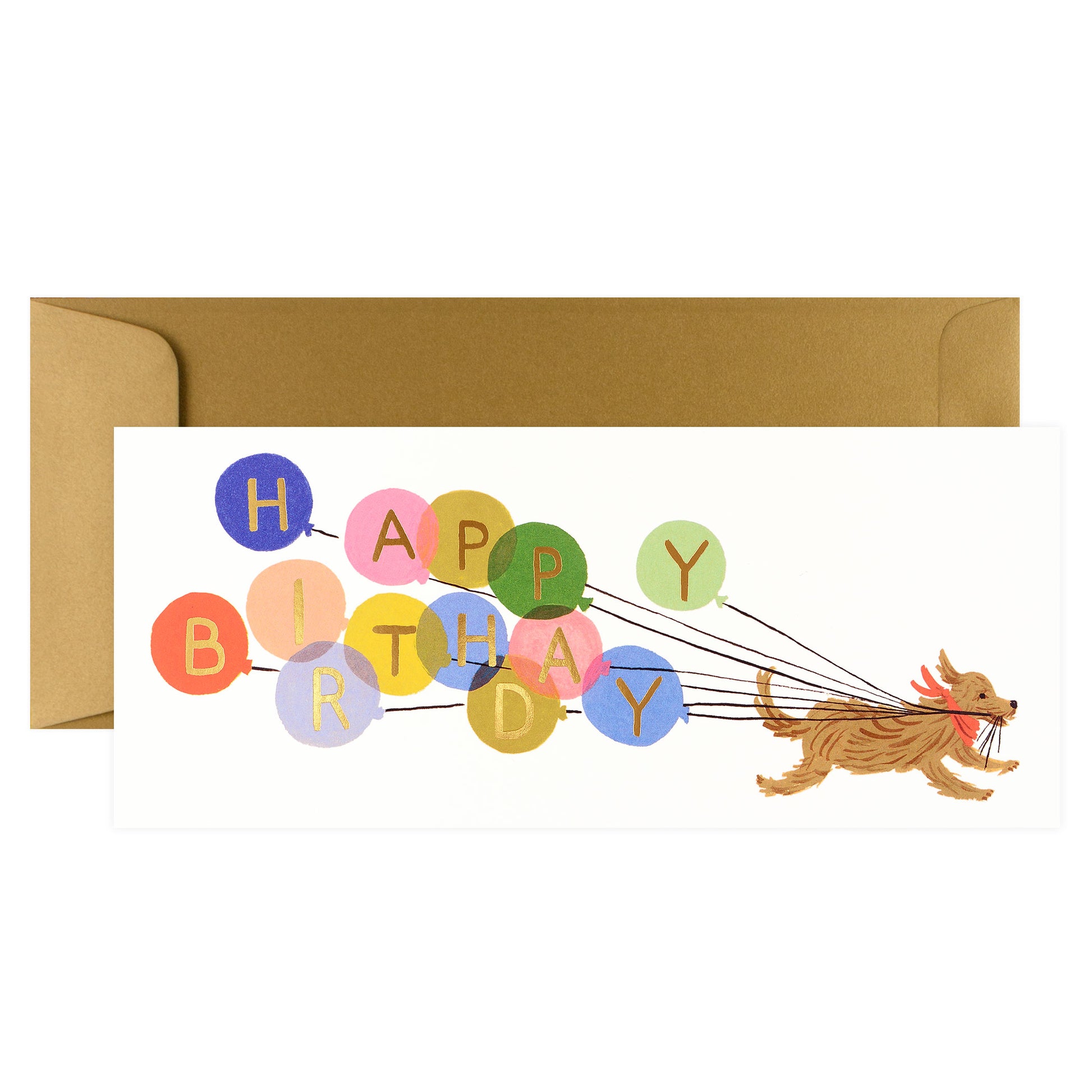 Rifle Paper Co. Birthday Balloon No. 10 Greeting Card 