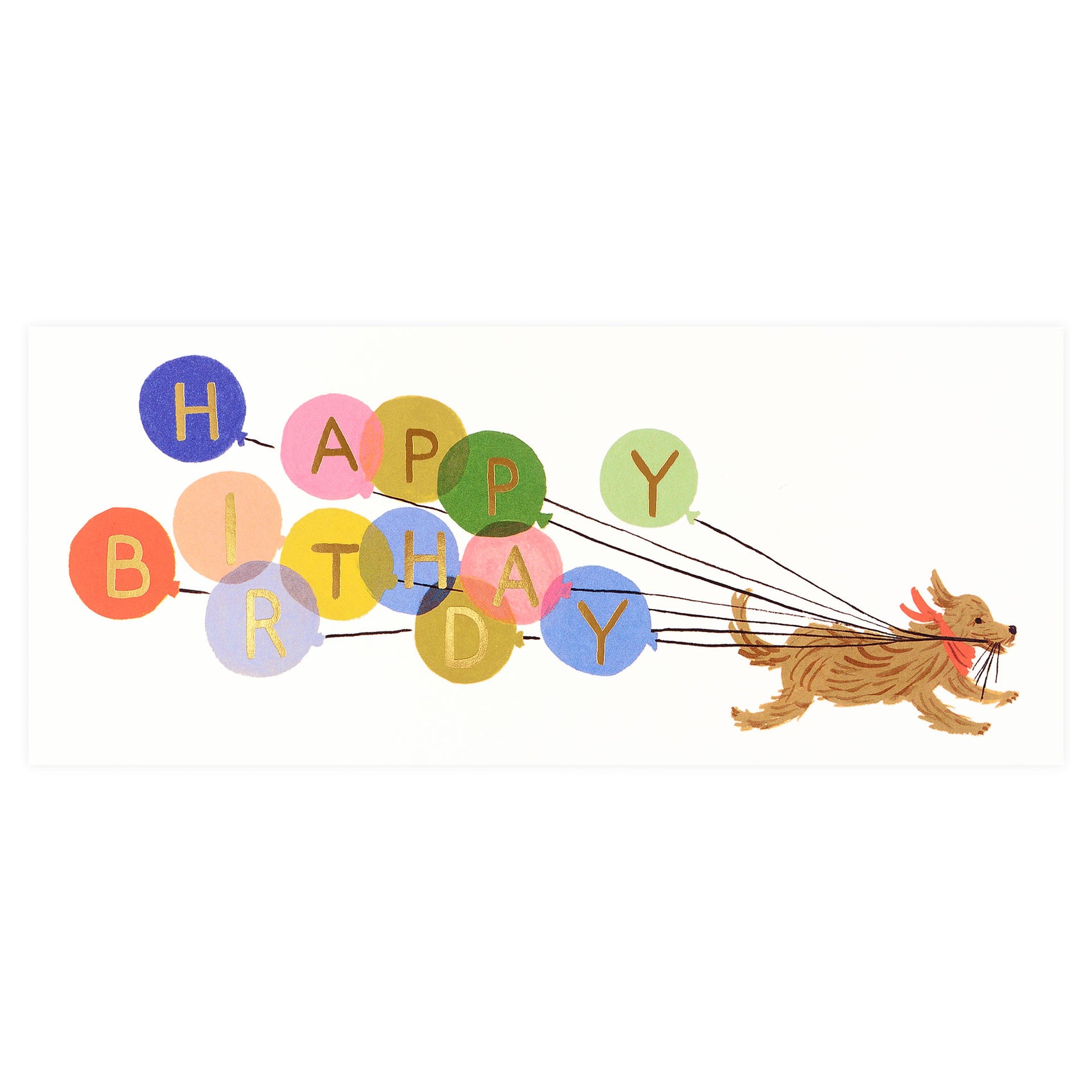 Rifle Paper Co. Birthday Balloon No. 10 Greeting Card 