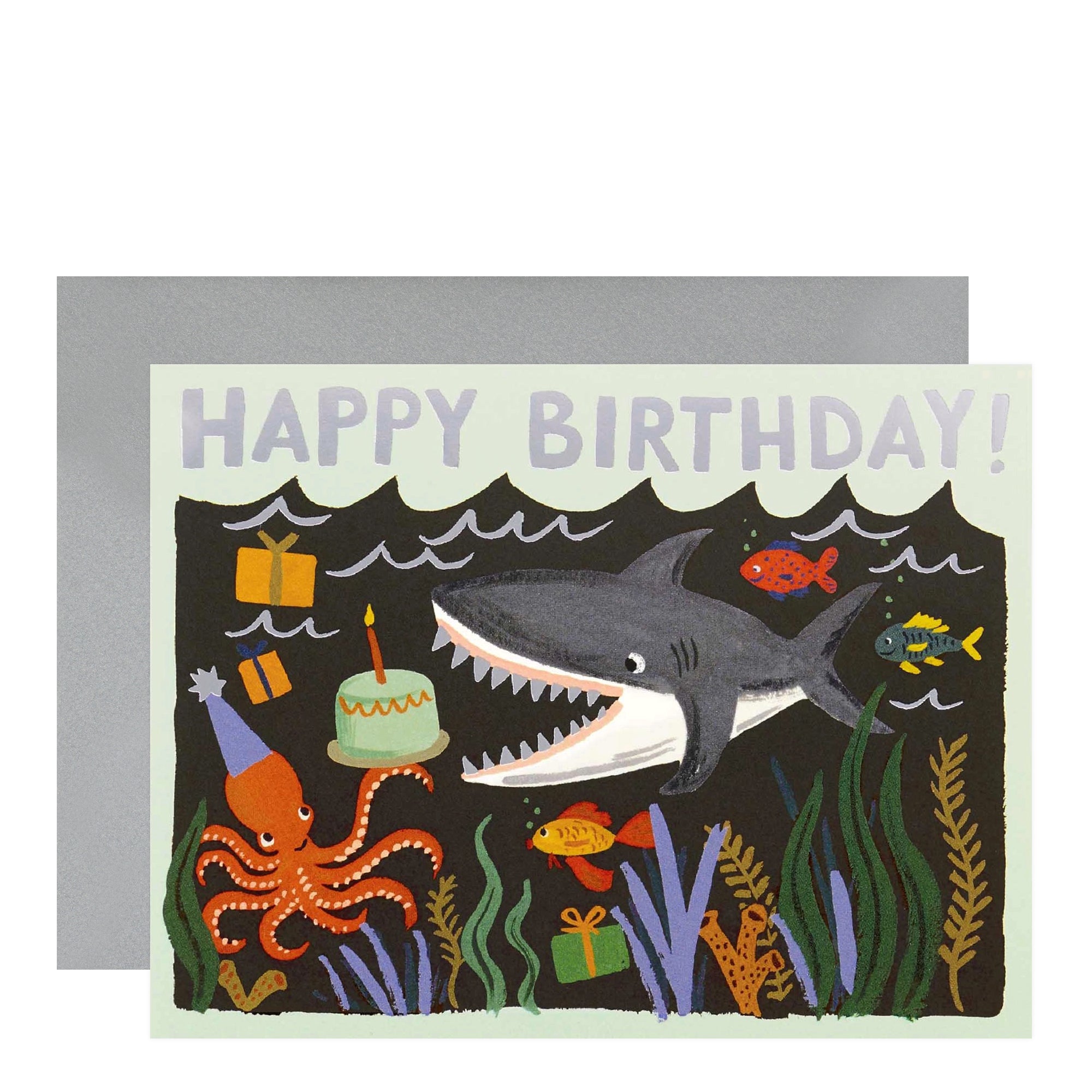 Rifle Paper Co. Shark Birthday Card 
