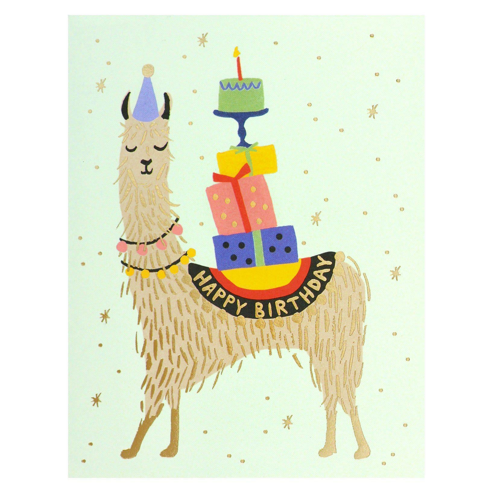 Rifle Paper Co. Llama Birthday Card 