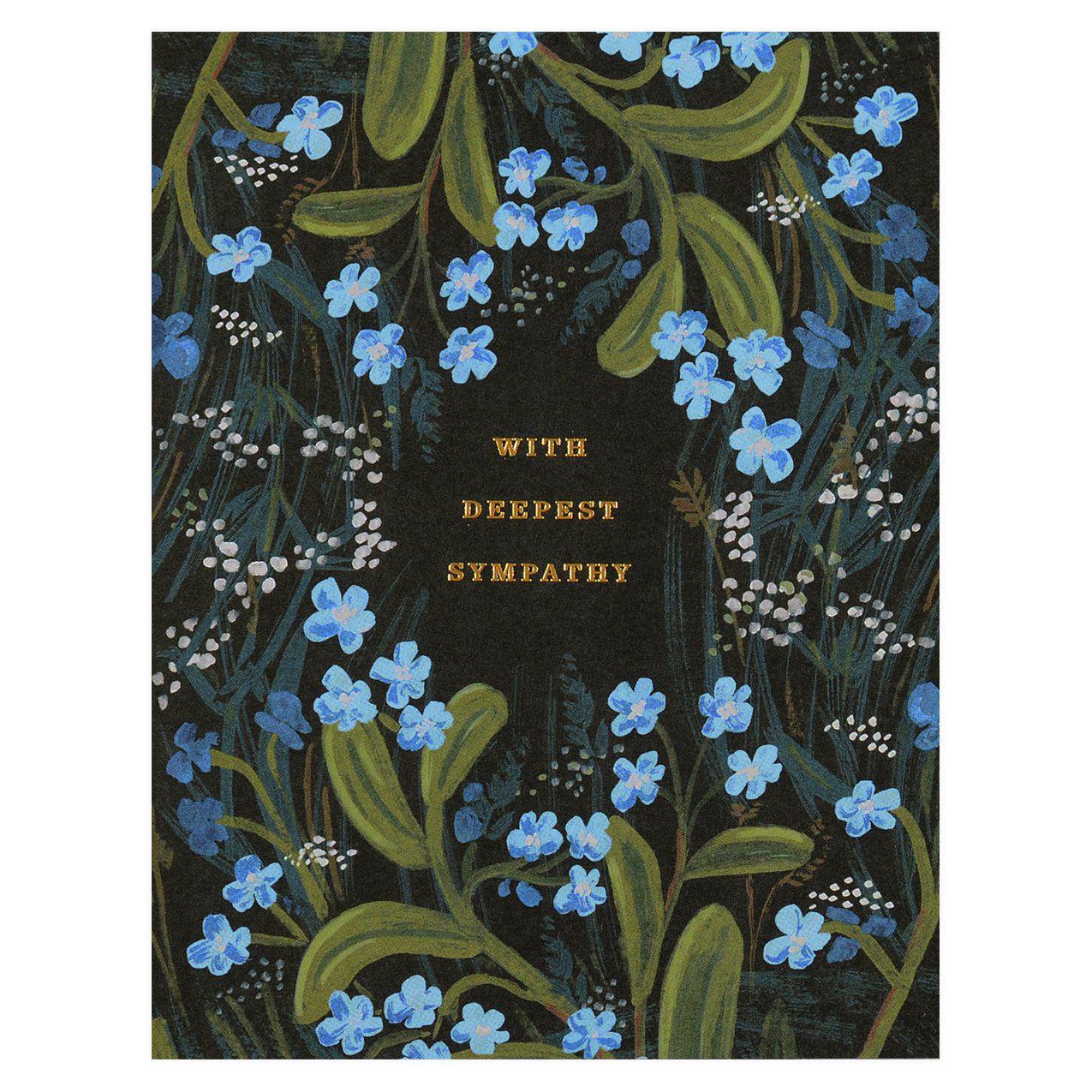 Rifle Paper Co. Sympathy Bouquet Greeting Card 