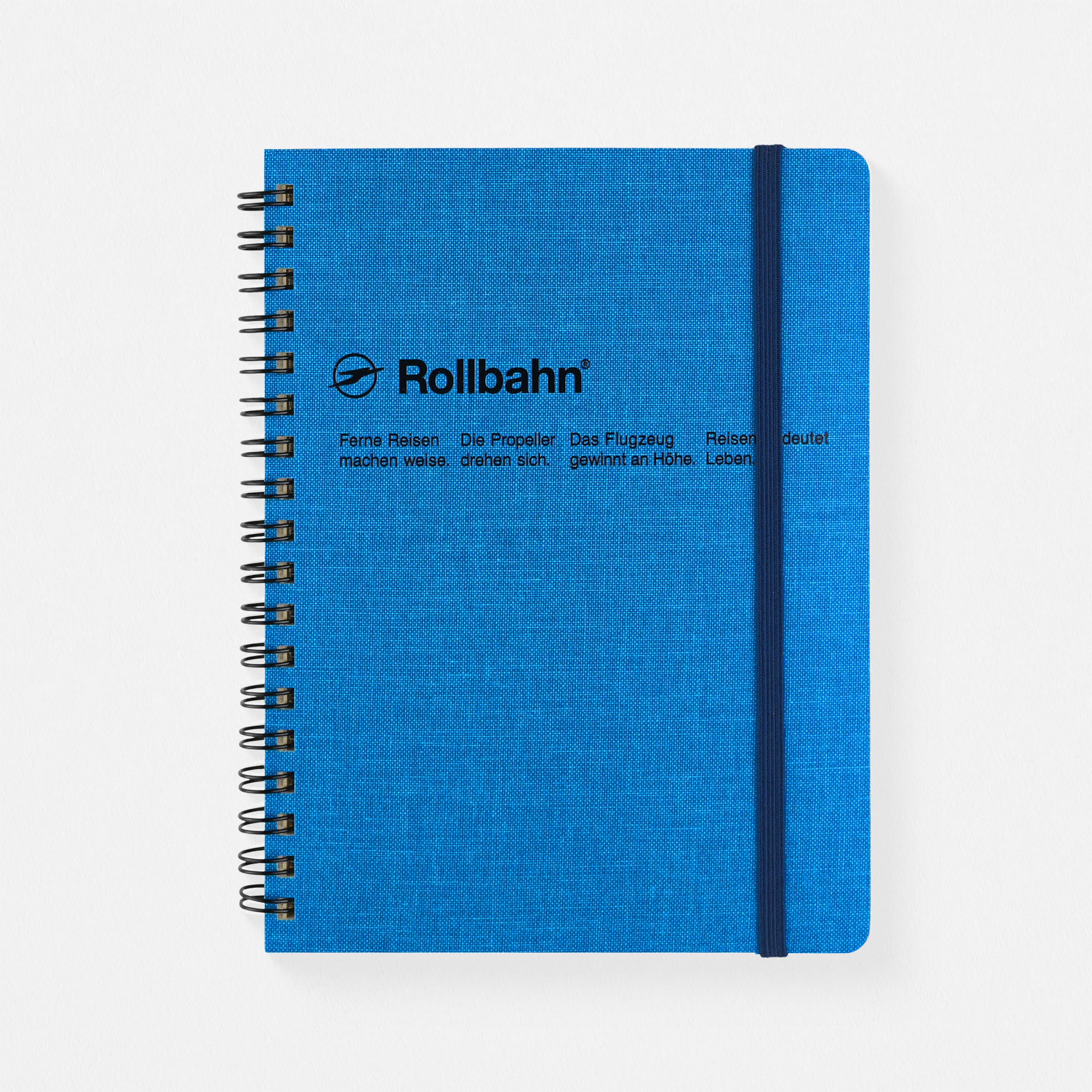 Delfonics Rollbahn Cap-Martin Textured Cover Notebook Large Or A5 | Greige, Green, Dark Blue Or Blue Blue / Large (5.5 x 7")