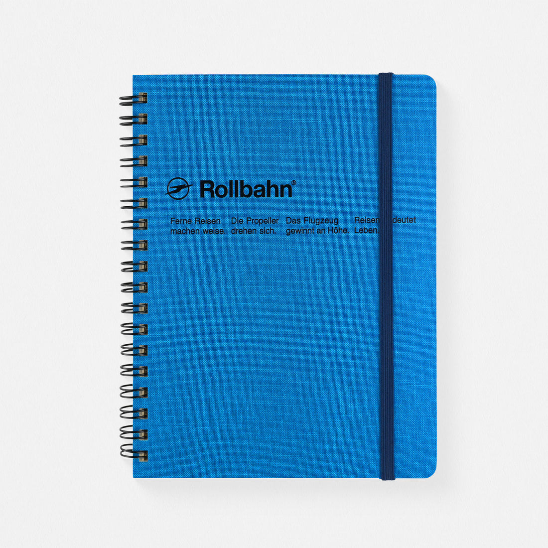 Delfonics Rollbahn Cap-Martin Textured Cover Notebook Large Or A5 | Greige, Green, Dark Blue Or Blue Blue / Large (5.5 x 7")