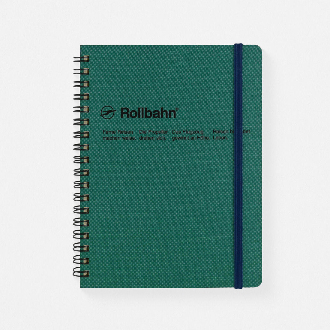 Delfonics Rollbahn Cap-Martin Textured Cover Notebook Large Or A5 | Greige, Green, Dark Blue Or Blue Green / Large (5.5 x 7")
