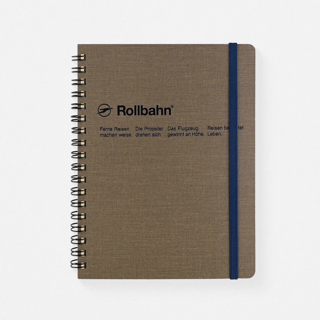 Delfonics Rollbahn Cap-Martin Textured Cover Notebook Large Or A5 | Greige, Green, Dark Blue Or Blue Greige / Large (5.5 x 7")
