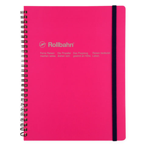 Delfonics Rollbahn Notebook Small, Large Or A5 | 9 Colors Rose / Small (4.5 x 5.5")