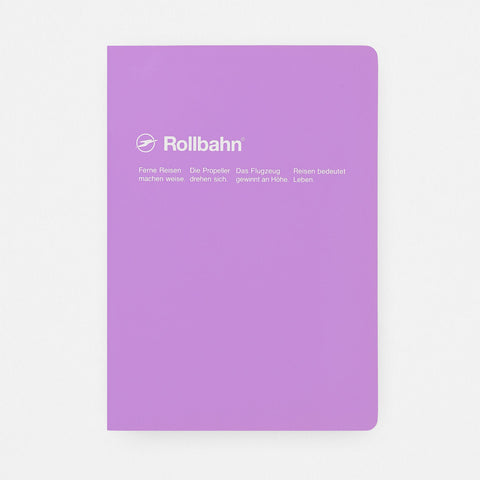 Delfonics Rollbahn "Note" Notebook Pocket, Large, A5 Or Extra Large  | 10 Colors Light Purple / Pocket A6 ( 4 x 6")