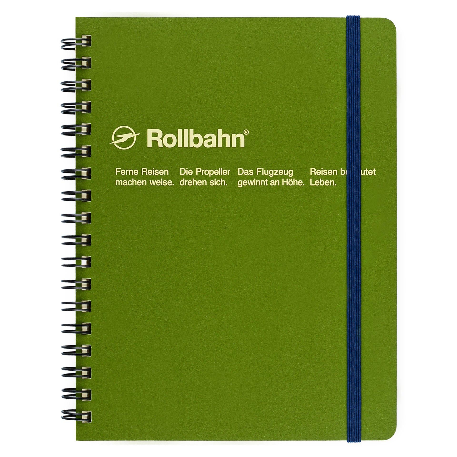 Delfonics Rollbahn Notebook Small, Large Or A5 | 9 Colors Olive / Large (5.5 x 7")