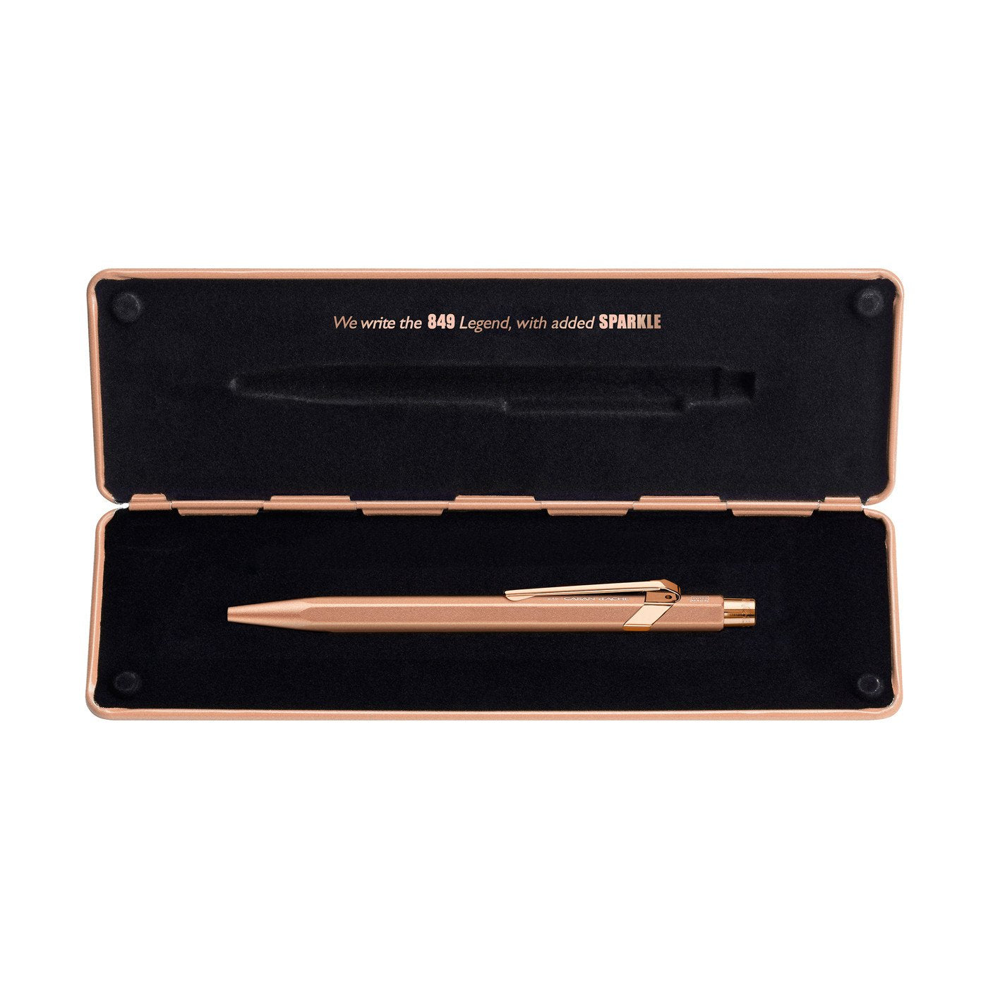 Caran d'Ache 849 Brut Rose Gold Ballpoint 