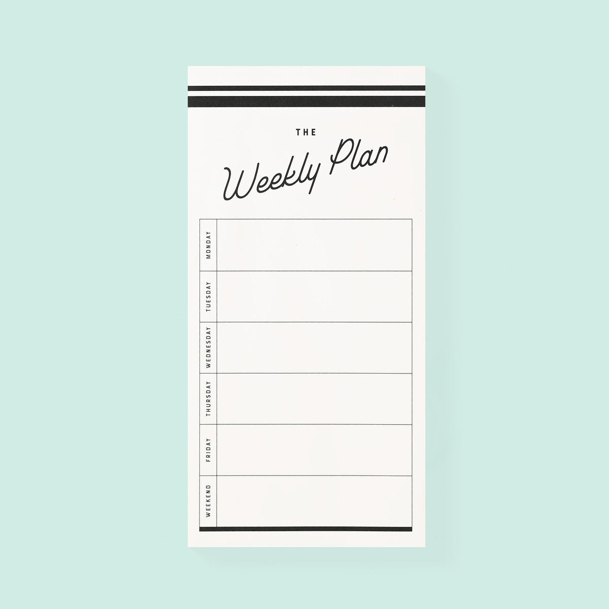 Ruff House Print Shop Retro Weekly Plan Notepad 