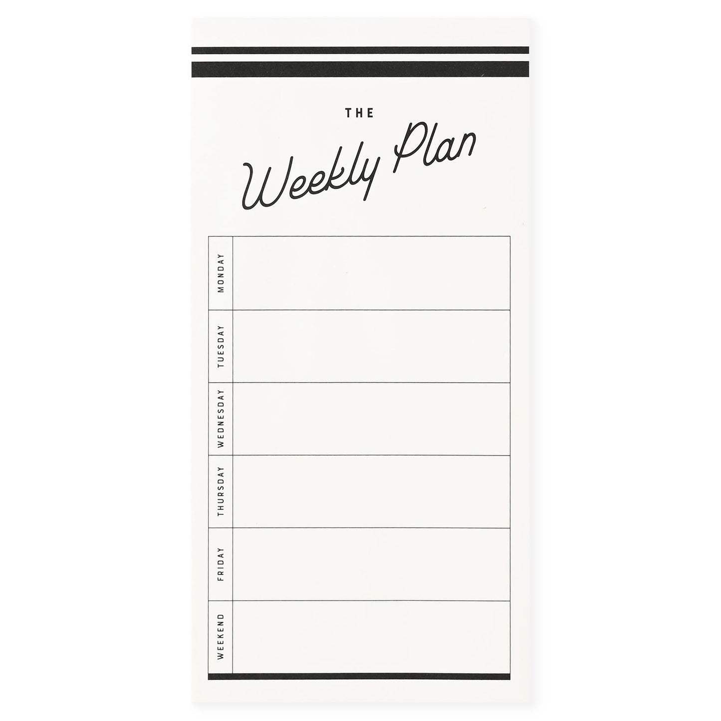 Ruff House Print Shop Retro Weekly Plan Notepad 