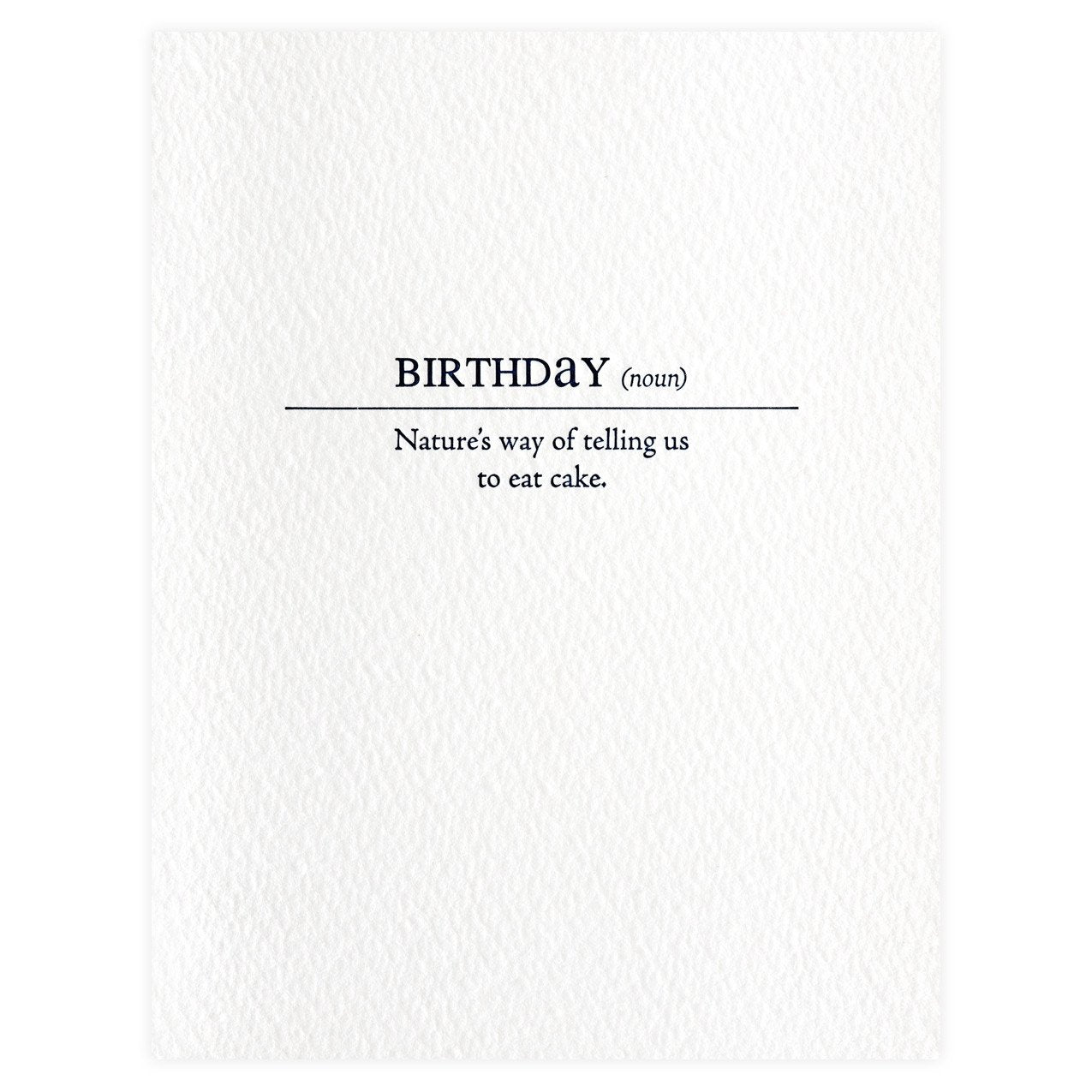 Sapling Press Birthday Definition Card 