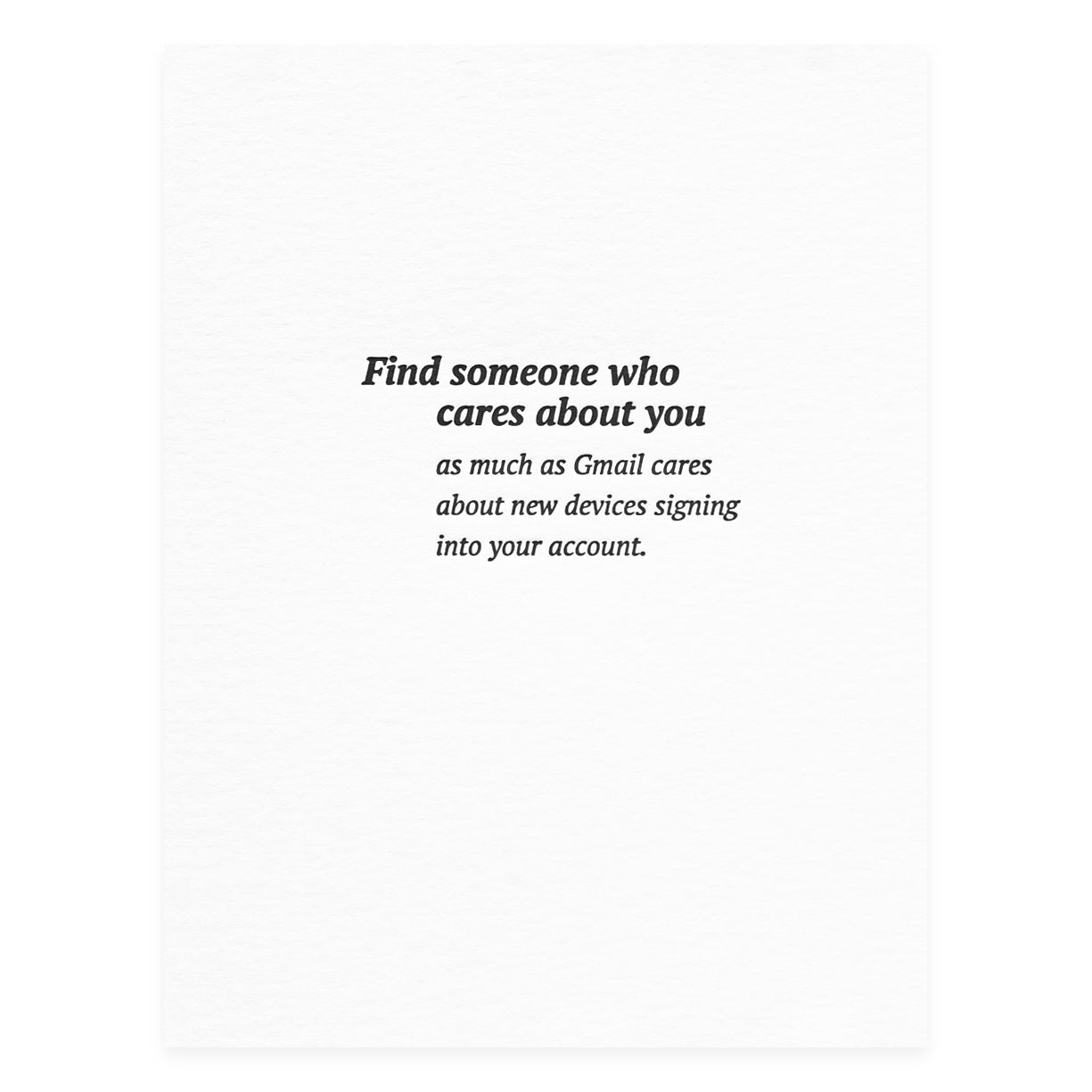 Sapling Press Gmail Greeting Card 