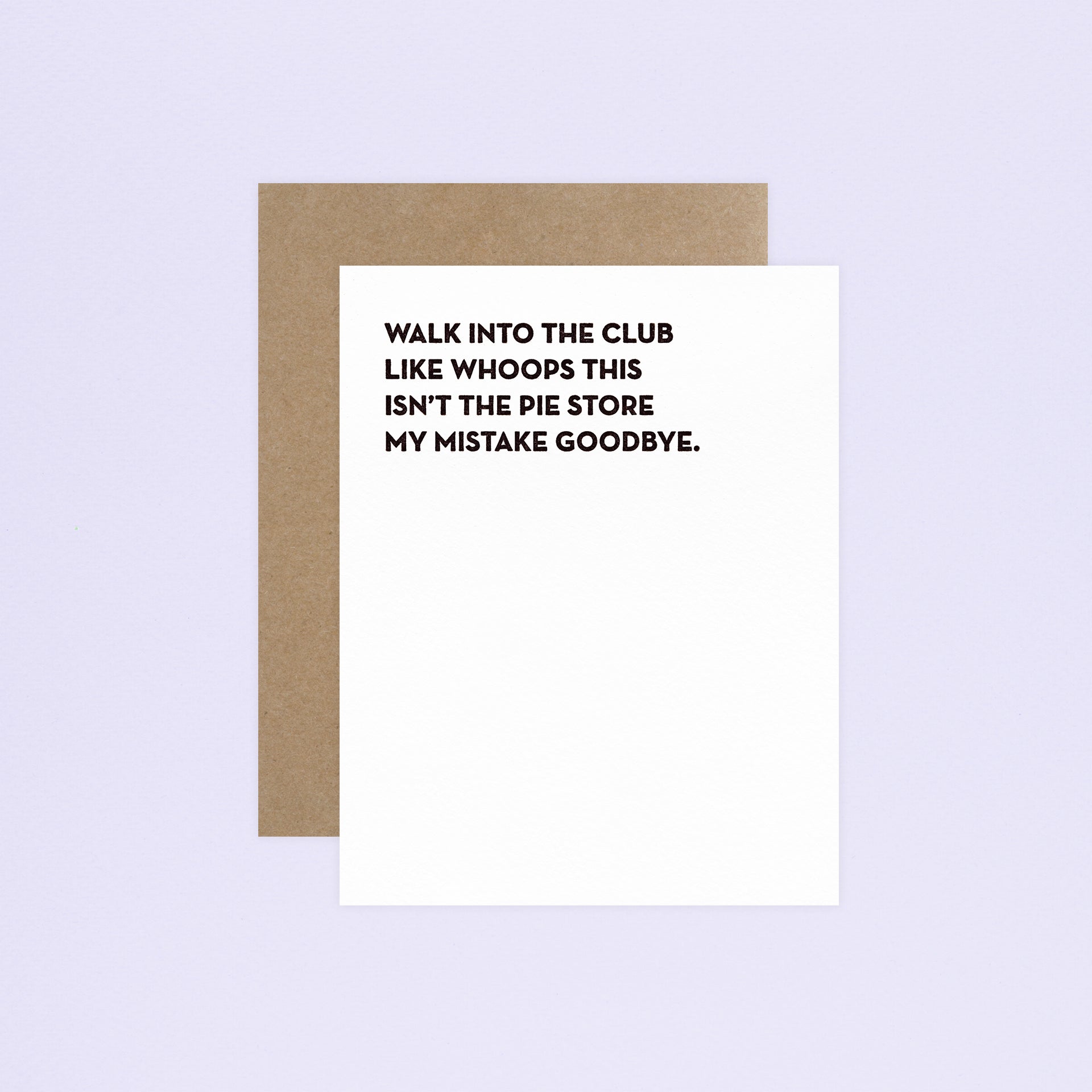 Sapling Press The Club Greeting Card 