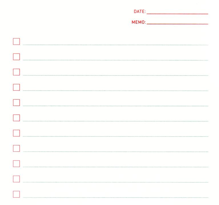 Shorthand Checklist Notepad 