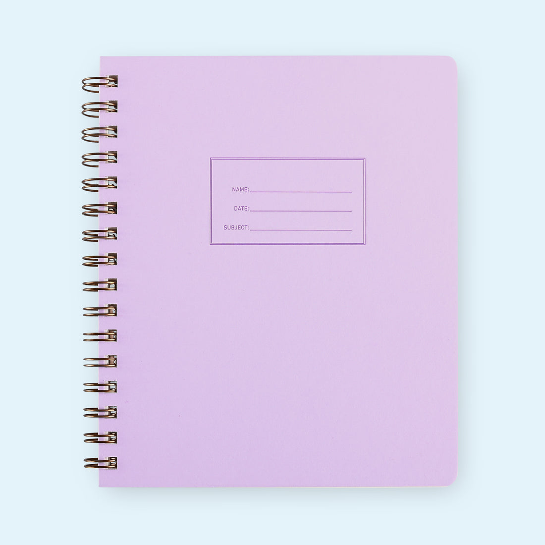 Shorthand The Standard Notebook Lilac | Right or Left Hand Orientation 