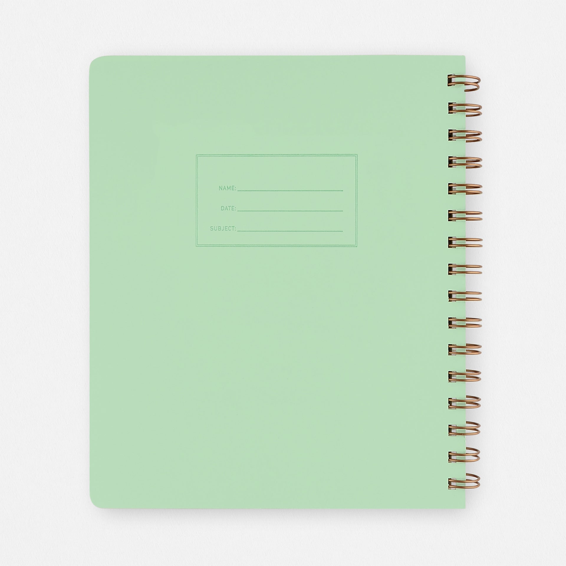 Shorthand The Standard Notebook Mint | Right or Left Hand Orientation Left hand